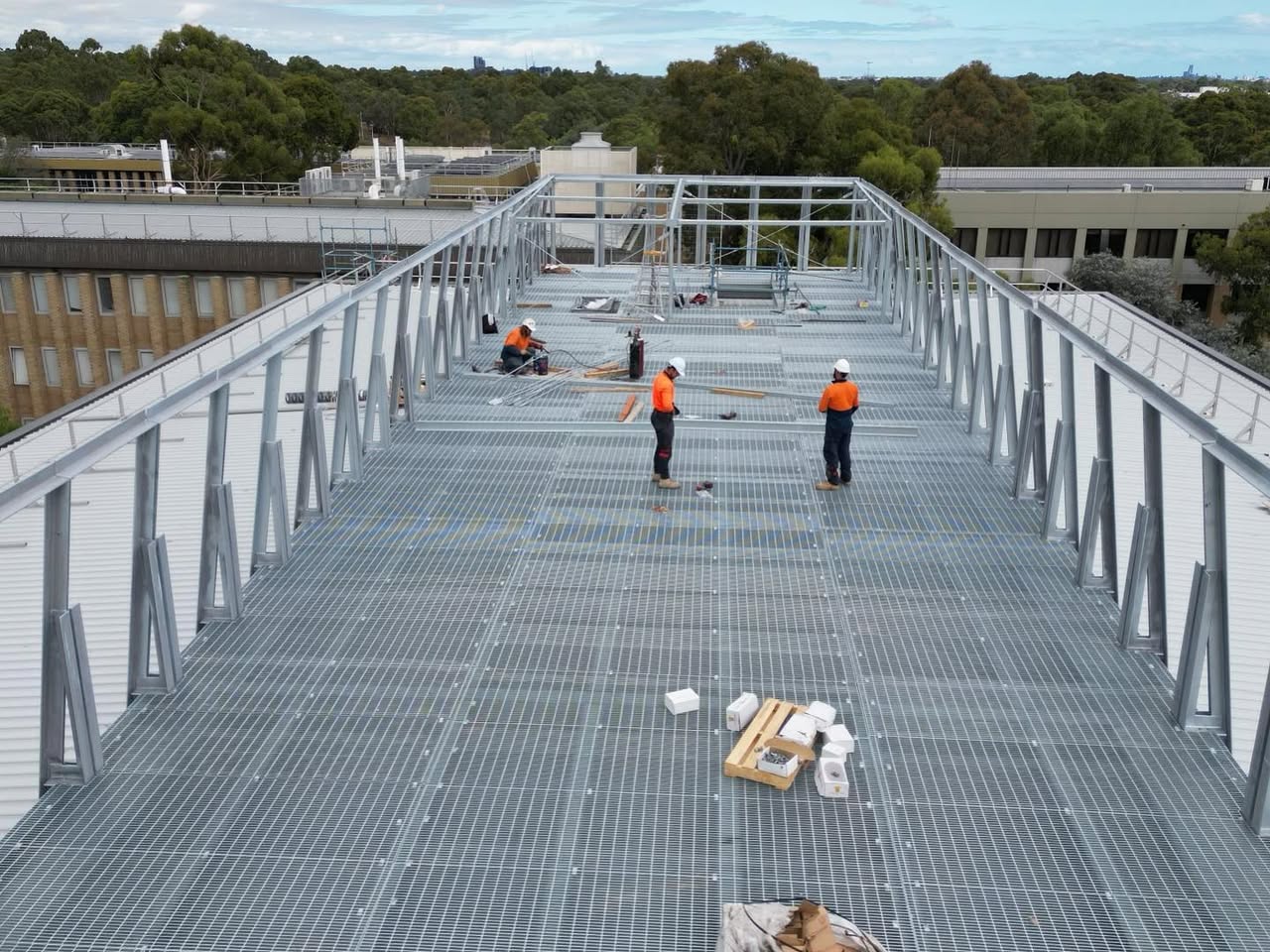 Commercial erection